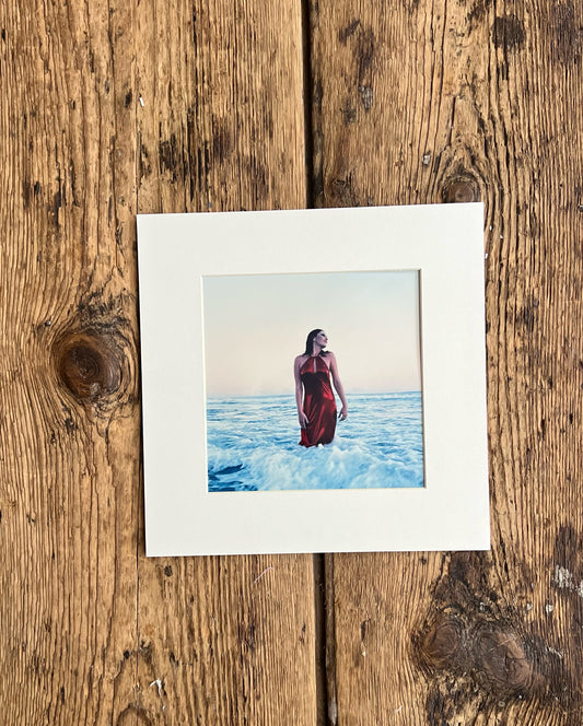 Anna R. auf Ibiza / Vintage Handabzug vom Fotografen ca 20 x 20 cm / Einzelstück