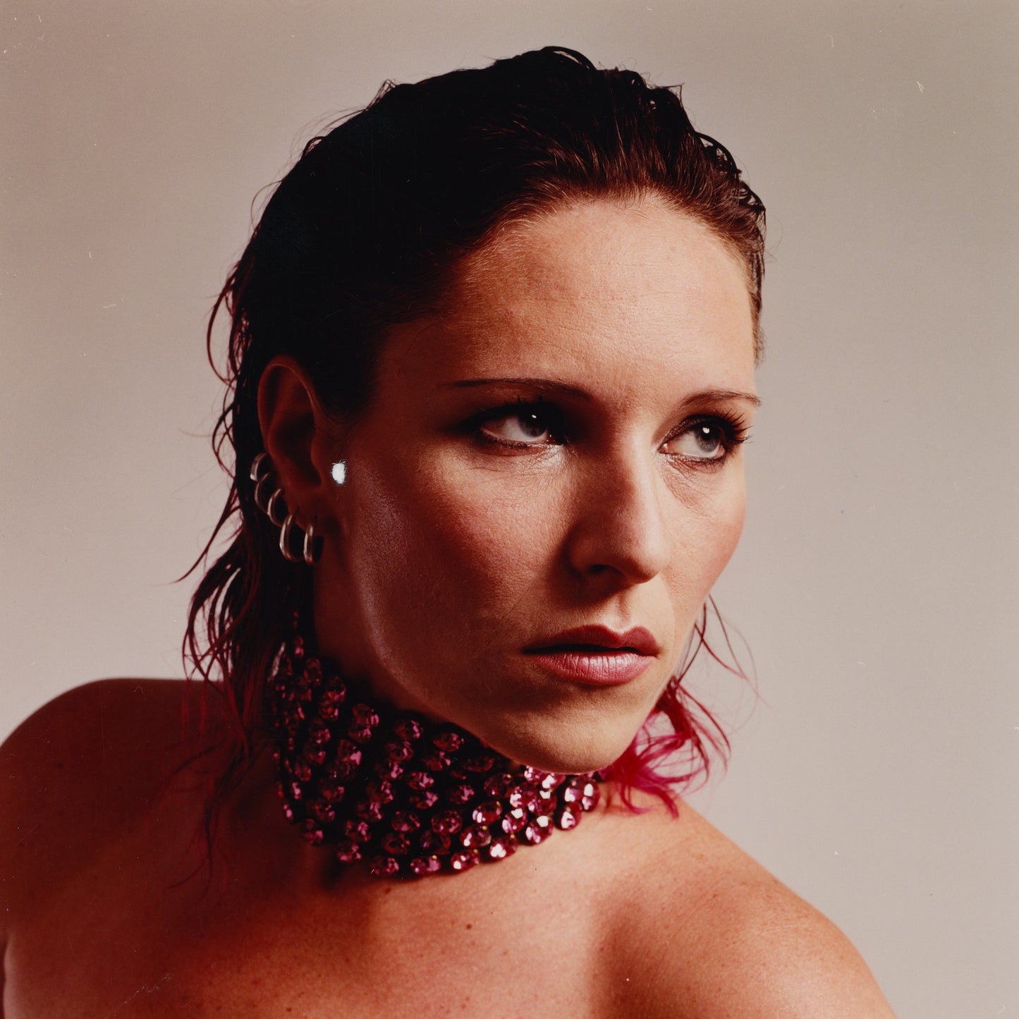 AnNa R. Schulterfrei / Vintage Handabzug vom Fotografen ca 20 x 20 cm